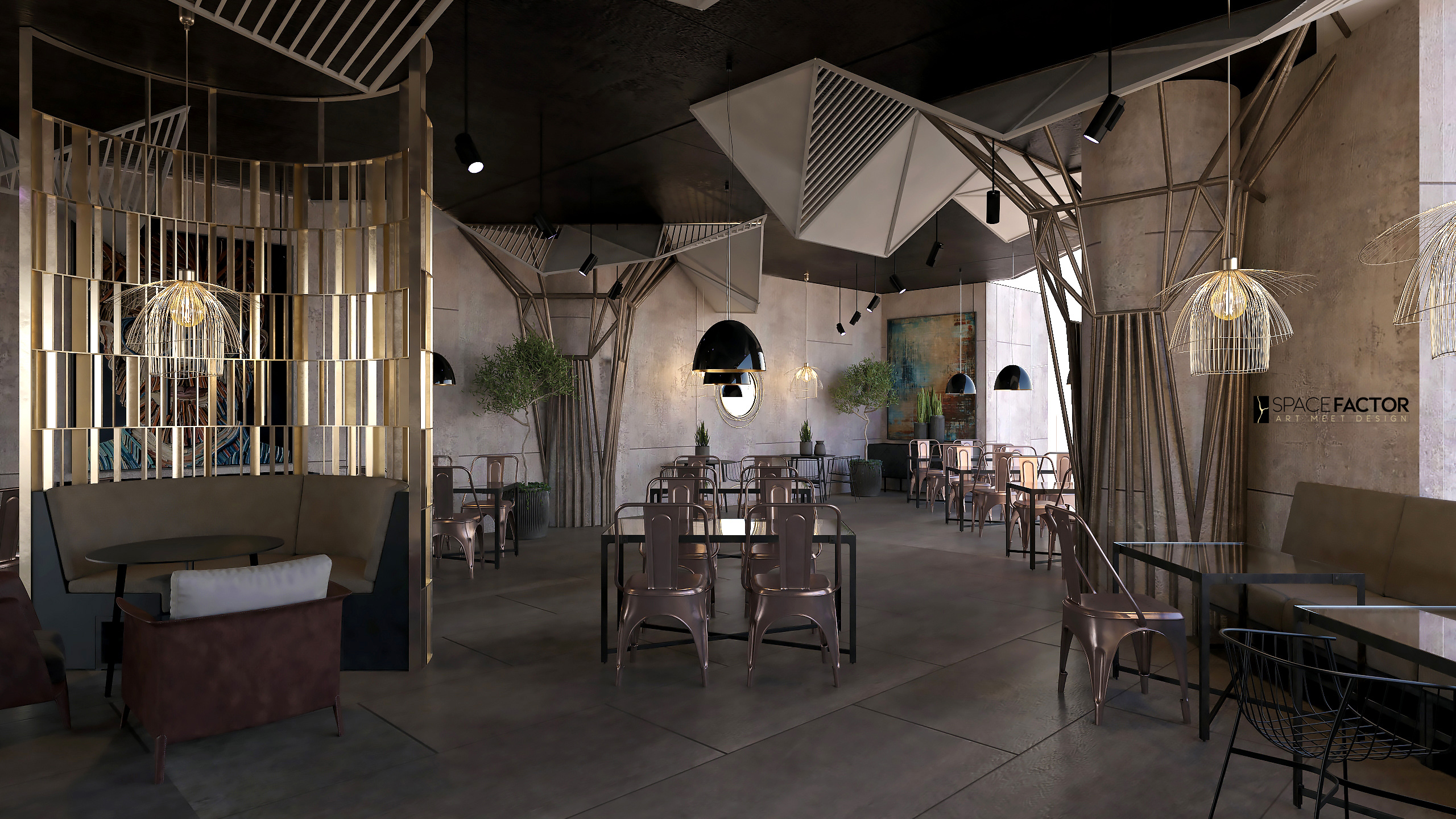 Asian Group Restaurant Design In Chittagong.